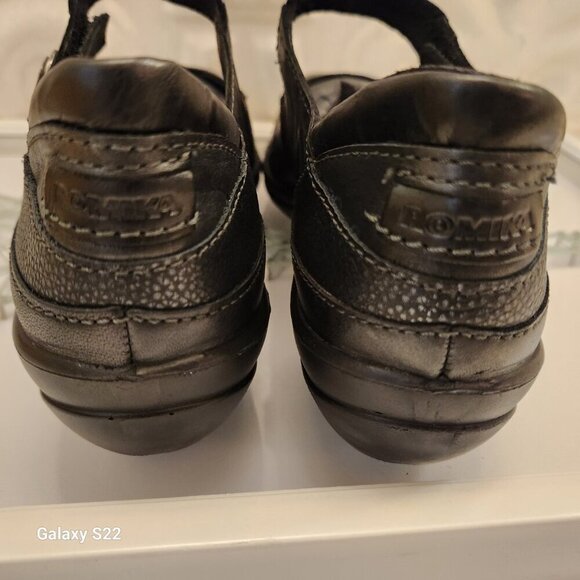 Romika Black Leather "Cassie 50" Mary Janes. NIB. Size EU 38/US 7-7.5 - Picture 6 of 11